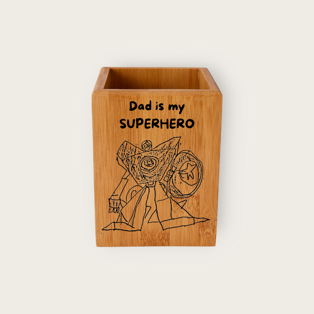 The Inkspired Bamboo Pen Holder - Inkspire Co.