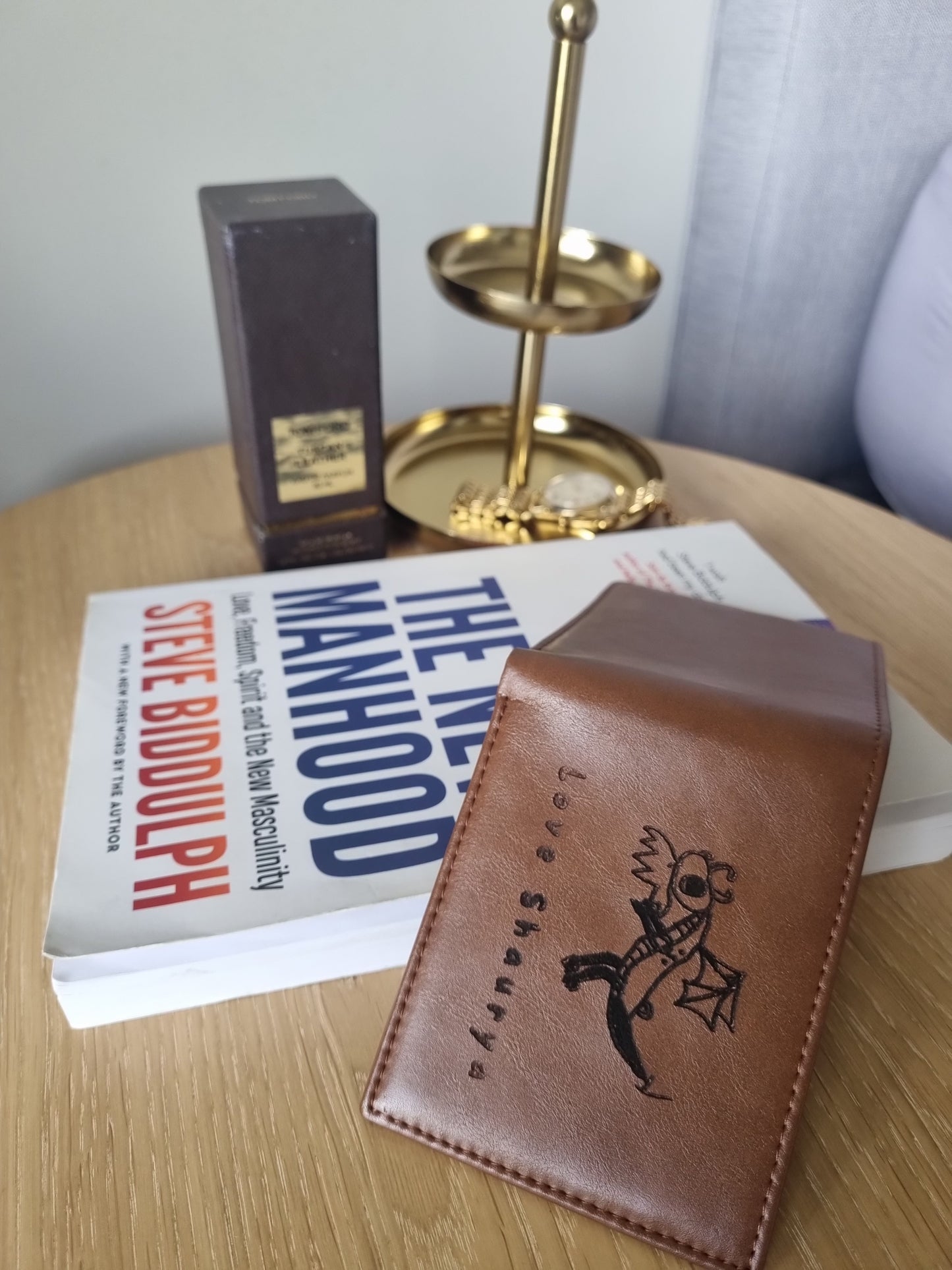 The Storyteller Leather Wallet - Personalized Wallet Gift Online
