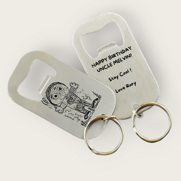 The Uncapped Stories Keychain - Personalized Stainless Steel Keychain