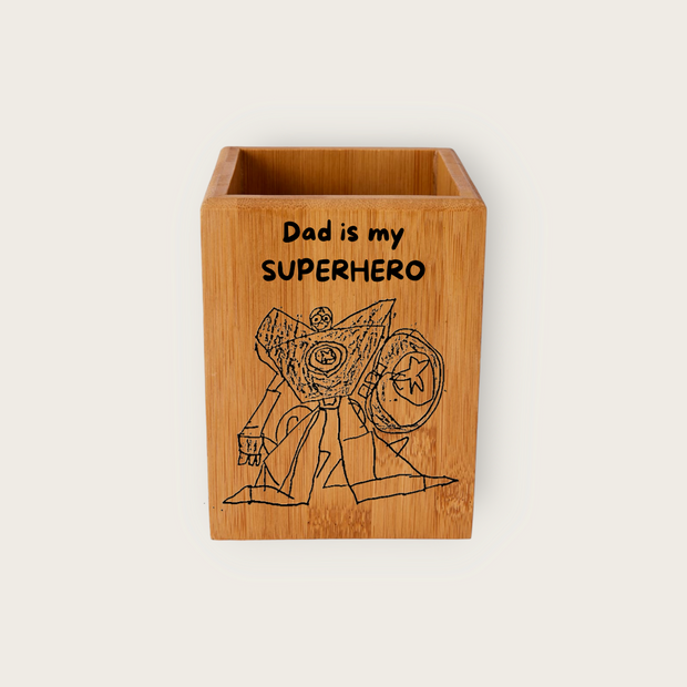 The Inkspired Bamboo Pen Holder - Inkspire Co.