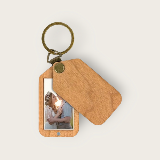 The Sunlight Story Keychain - Unisex Wooden Keychain Gift Online