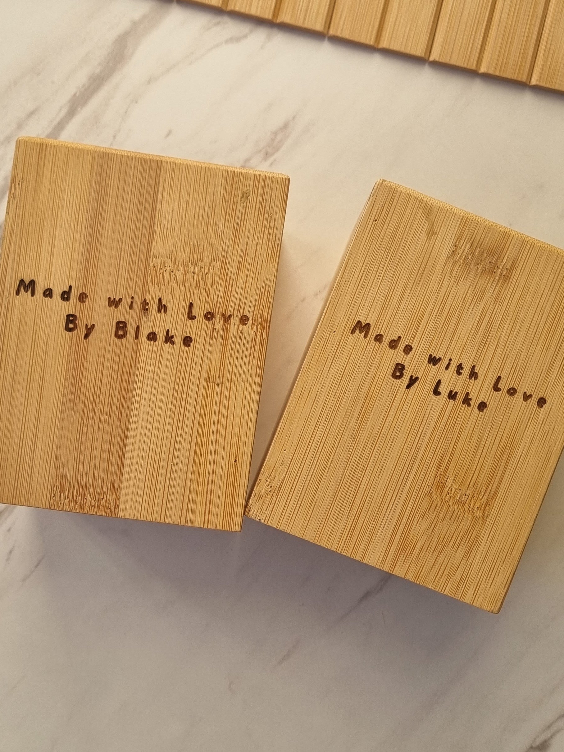 Inkspired Bamboo Pen Holder - Personalized Table Wooden Decoration