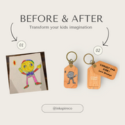 The Sunlight Story Keychain - Unisex Wooden Keychain Gift Online