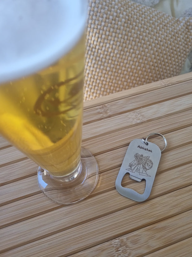 The Uncapped Stories Keychain - Personalized Stainless Steel Keychain