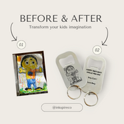 The Uncapped Stories Keychain - Personalized Stainless Steel Keychain