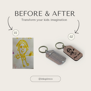 The Memory Spinner Key Chain - Personalized Wooden Jewelry Online