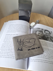 The Storyteller Leather Wallet - Personalized Wallet Gift Online