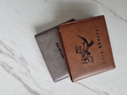 The Storyteller Leather Wallet - Personalized Wallet Gift Online