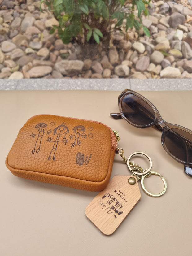 The Sunlight Story Keychain - Unisex Wooden Keychain Gift Online