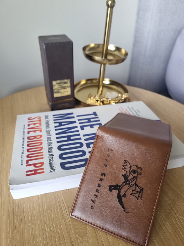 The Storyteller Leather Wallet - Personalized Wallet Gift Online