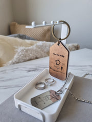 The Memory Spinner Key Chain - Personalized Wooden Jewelry Online